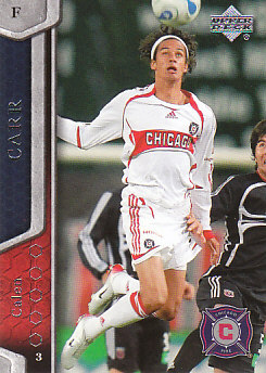 Calen Carr Chicago Fire UD MLS 2007 #3